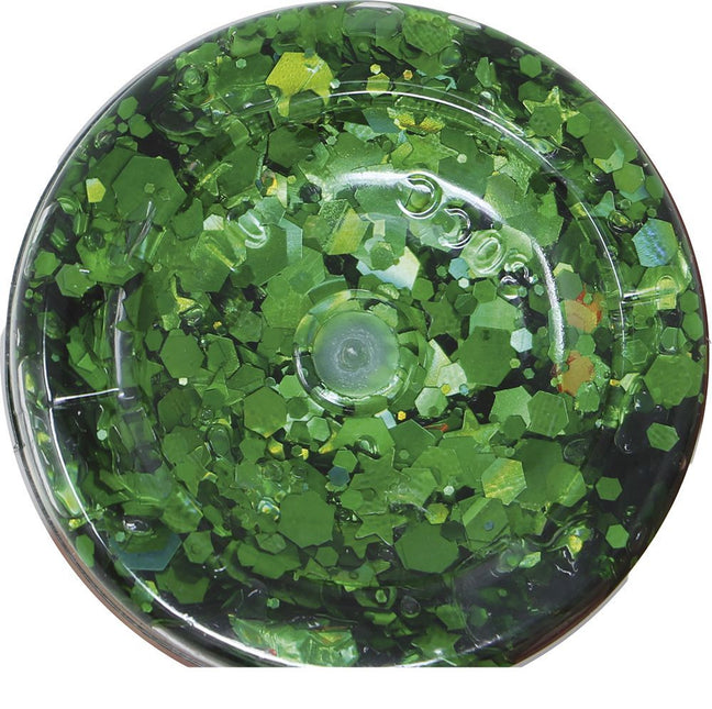 Mørkegrøn glittergel 20 g