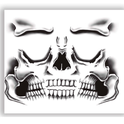 Halloween Face Stickers Skelet 30x14 cm