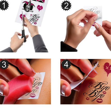 Falske tatoveringer Harley Quin