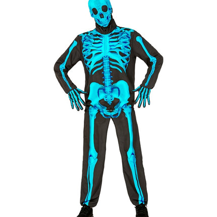 NEON SKELET KOSTUME