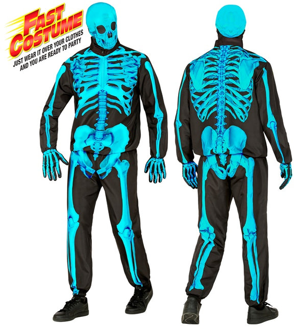 NEON SKELET KOSTUME