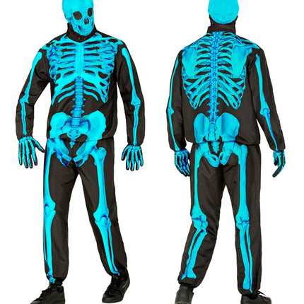 NEON SKELET KOSTUME