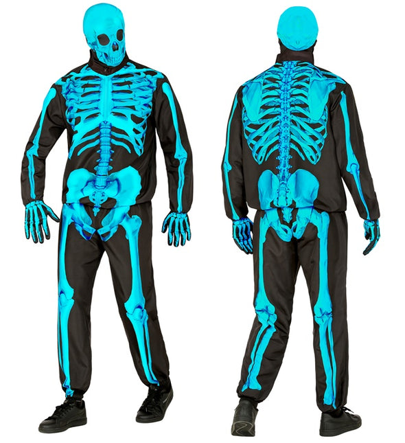 NEON SKELET KOSTUME