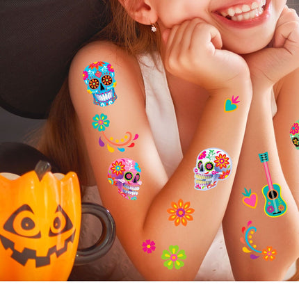 Halloween-tatoveringer (til pynt) Catrina