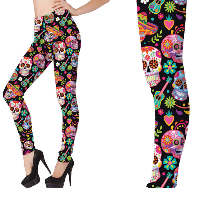 Dia De Los Muertos Legging