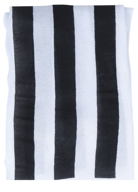 Stribede strømpebukser Sort Hvid