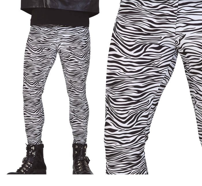 Zebra-leggings til damer