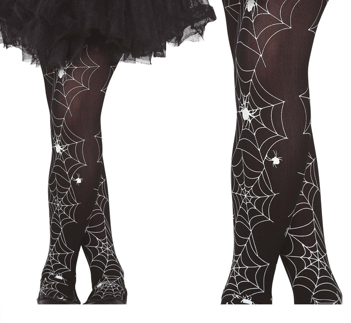 Halloween-legging Spiderweb Girl