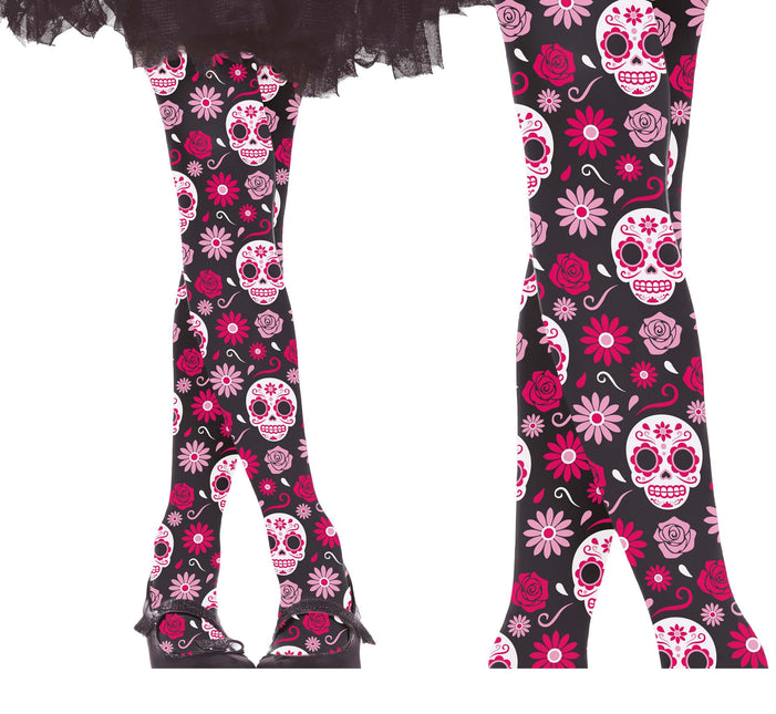 Dia De Los Muertos-leggings til børn