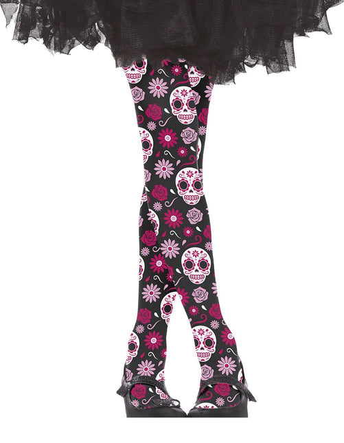 Dia De Los Muertos-leggings til børn