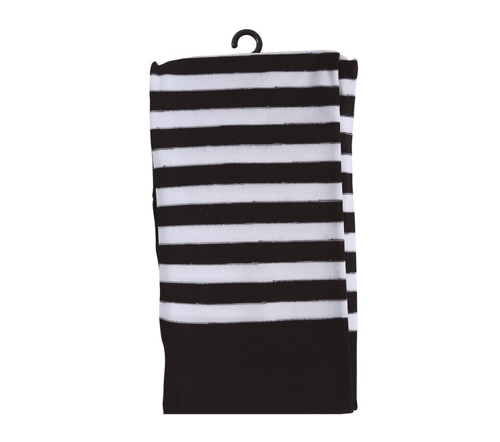 Hvide strømpebukser stribet barn