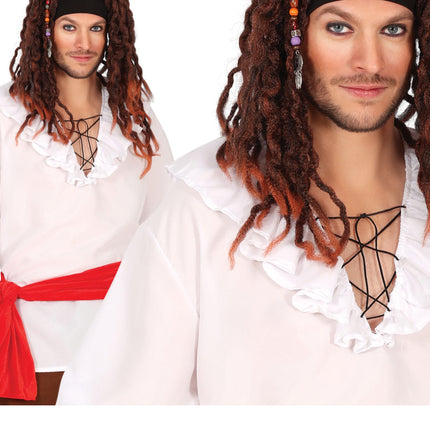 Pirat-skjorte til mænd