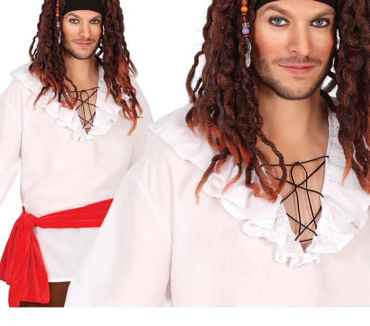 Pirat-skjorte til mænd