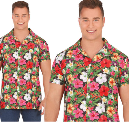Hawaii Bluse Blomster til mænd