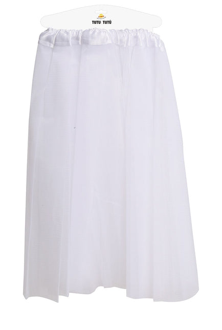 Hvid tutu til damer 60 cm
