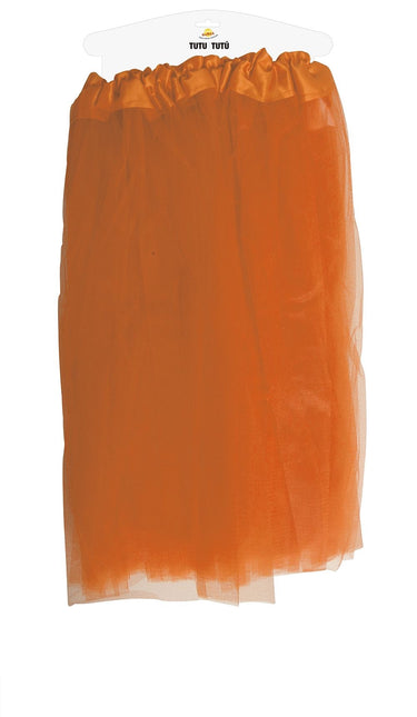 Orange tutu til damer 60 cm