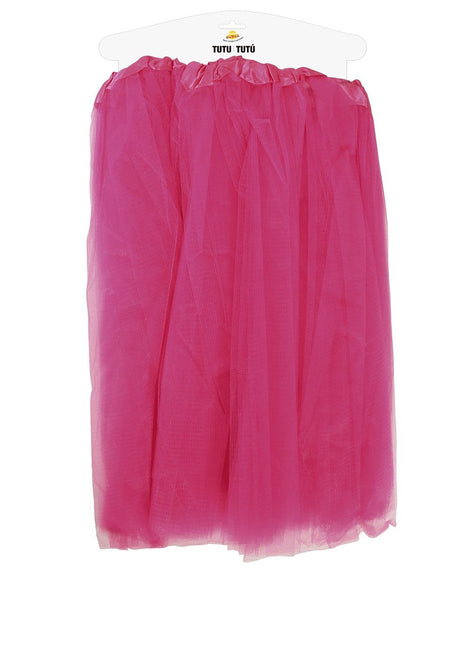Fuchsia tutu til damer 60 cm