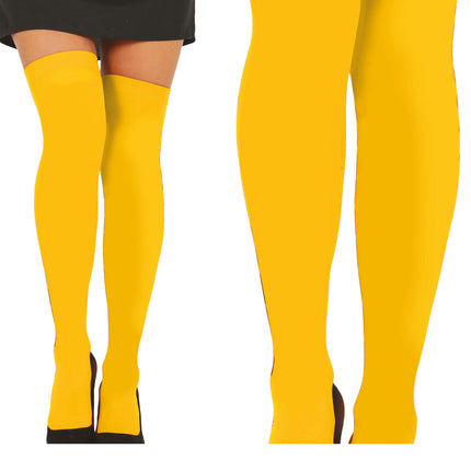 Blå gule strømper Gul