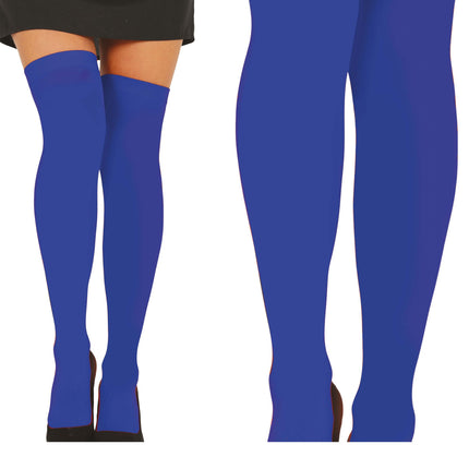 Mørkeblå strømper Mørkeblå