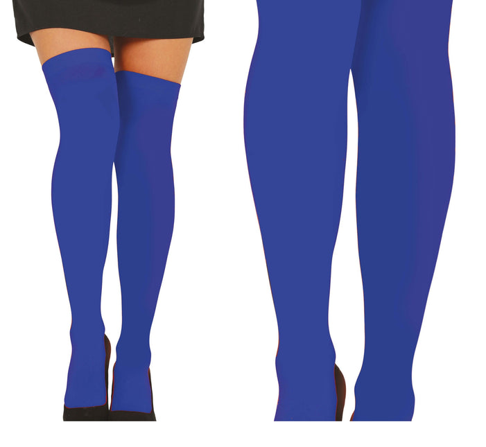 Mørkeblå strømper Mørkeblå
