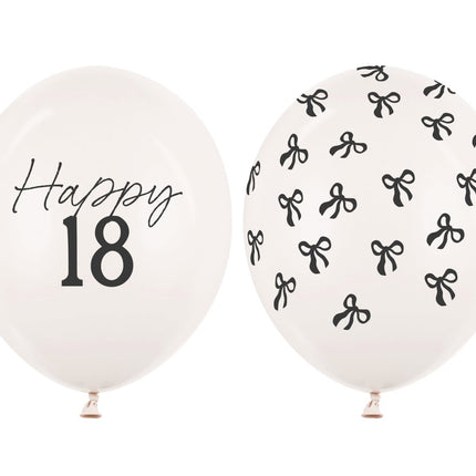 18 Jaar Ballonnen 30cm 50st van Partydeco koop je bij Partywinkel