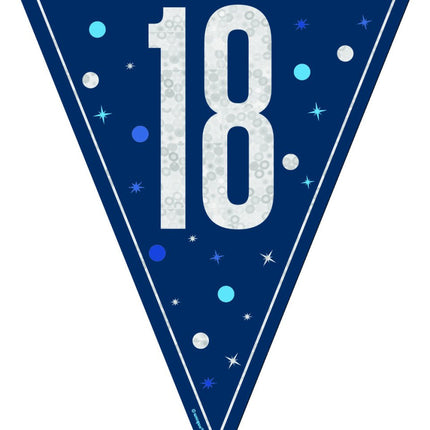 18 Jaar Slinger Blauw 2,5m van Unique koop je bij Partywinkel