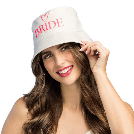 Bucket hat 'Bride'
