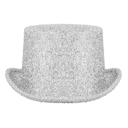 Showtime-hat, sølvfarvet
