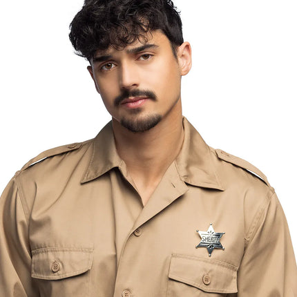 »Sheriff«-badge i metal