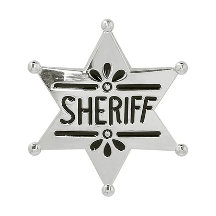 »Sheriff«-badge i metal