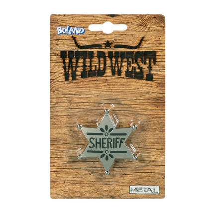 »Sheriff«-badge i metal