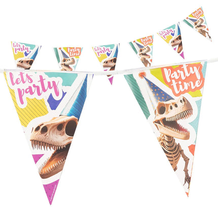 Dinosaur-guirlande til fest, 4 m
