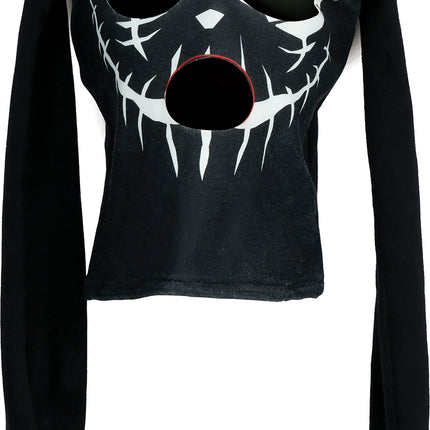 Halloween-maske: Sort kanin