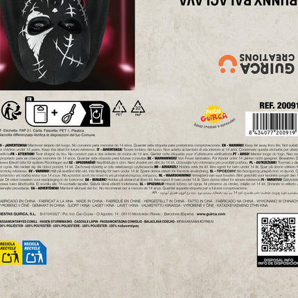 Halloween-maske: Sort kanin
