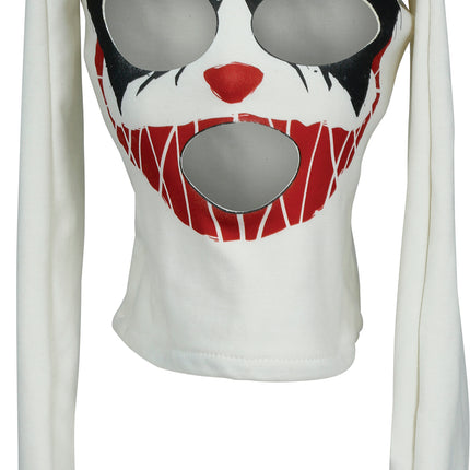 Halloween-maske: Hvid kanin