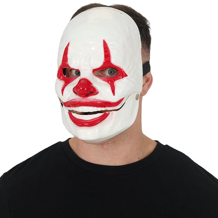 Rød maske – smilende klovn