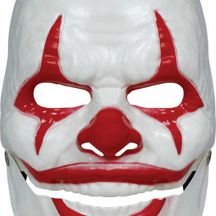 Rød maske – smilende klovn