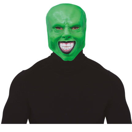 Alien med grøn maske