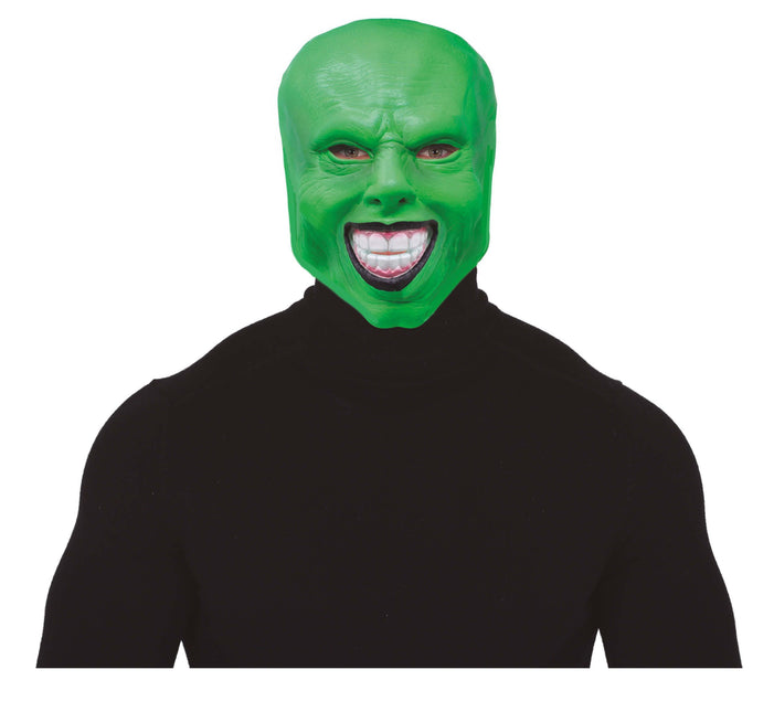 Alien med grøn maske
