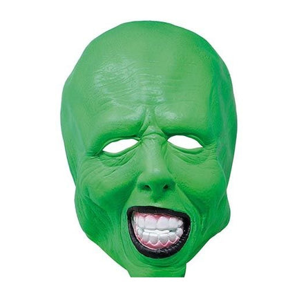 Alien med grøn maske