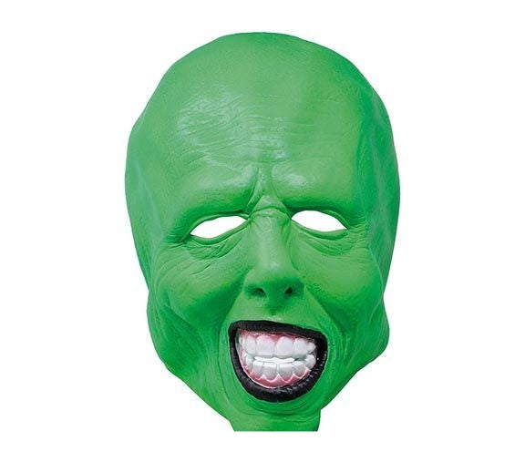 Alien med grøn maske