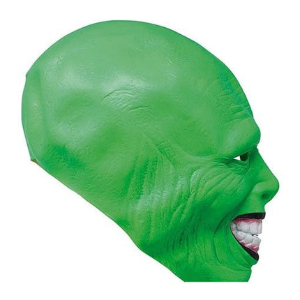 Alien med grøn maske