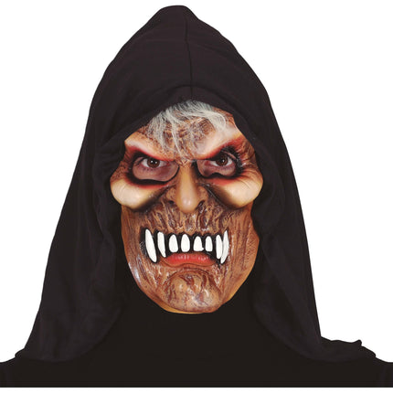 Zombie-maske med hætte