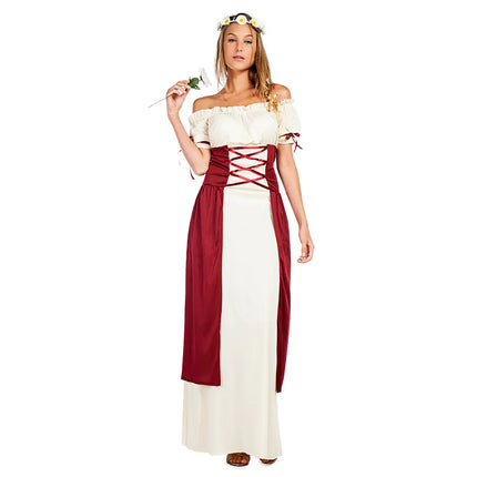 Kostume til voksne: Brunhilda fra middelalderen