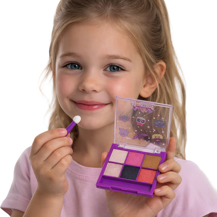 Halloween-makeuppalette, lilla, til børn