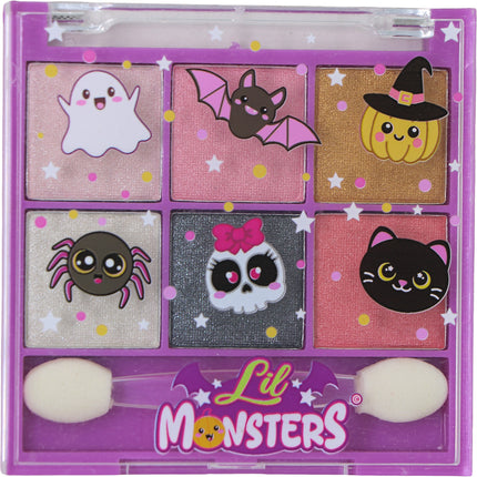 Halloween-makeuppalette, lilla, til børn