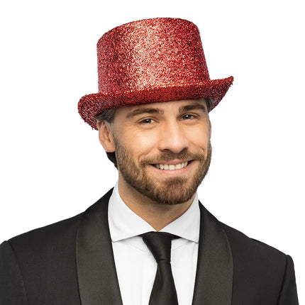 Showtime-hat, rød