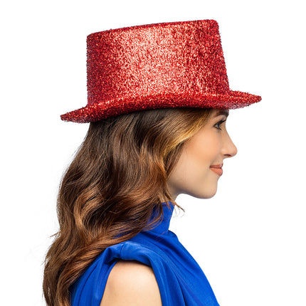 Showtime-hat, rød