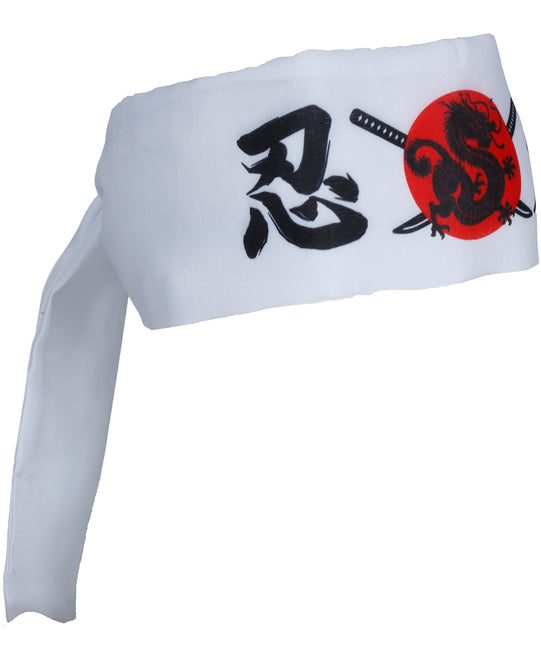 Karate-pandebånd hvid rød