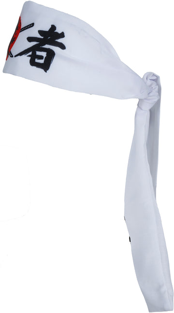 Karate-pandebånd hvid rød